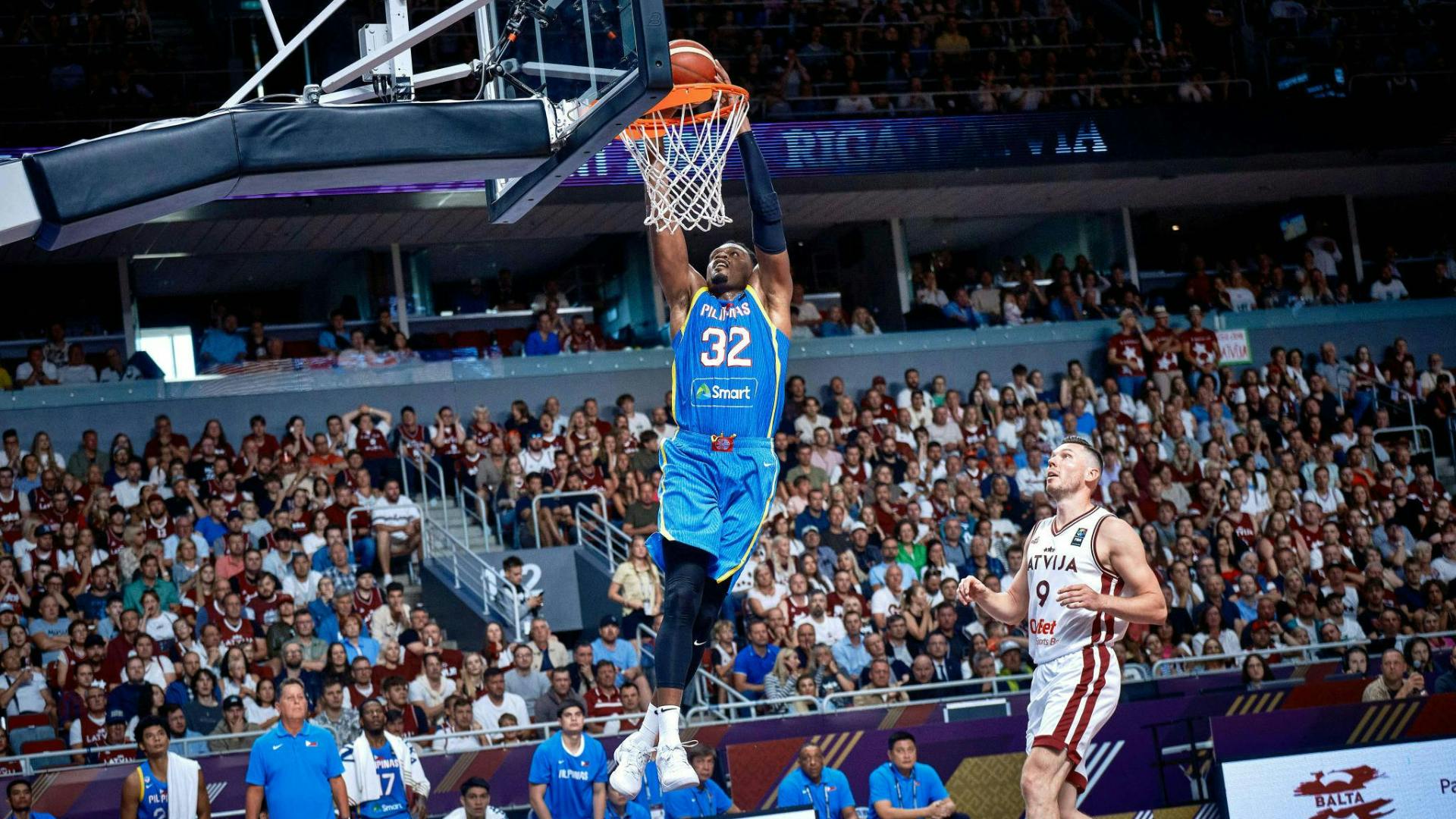Justin Brownlee sizzles as Gilas Pilipinas shock world no. 6 Latvia for strong start in FIBA OQT